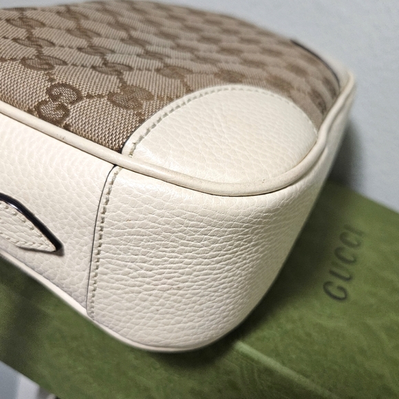 🐝 SOLD🐝 Gucci Bree Supreme Crossbody Bag Ivory - Picture 5 of 11